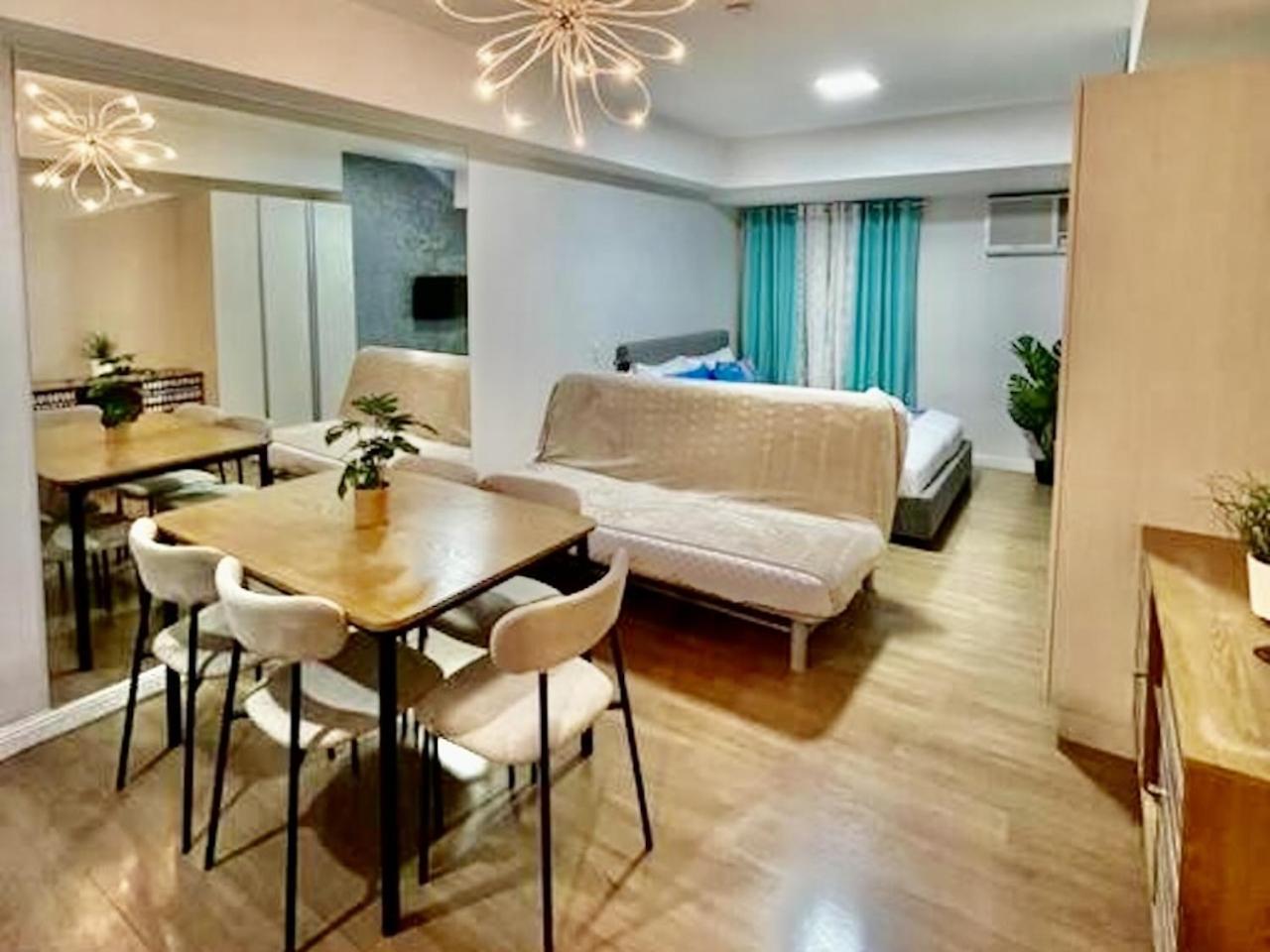 Abreeza Studio Suite 2321 - Pool, Wifi, City View, Washer, Ac, Netflix, Mall Davao City Kültér fotó